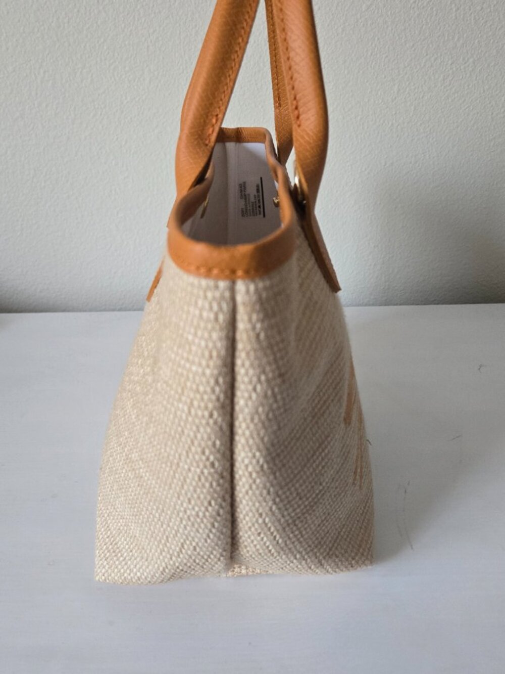 Le Panier Pliage Small Basket Bag, Orange - Picture 5 of 10
